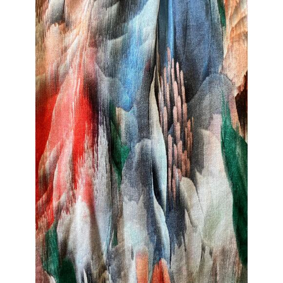 Misa Esmee Eden Floral Tiered Long Sleeve Maxi Dress Size: Small - Picture 9 of 9